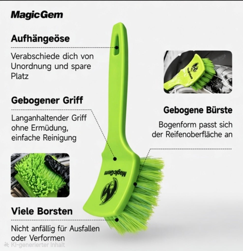 Felgen- und Reifenbürste